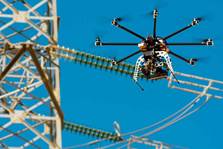 Resultado de imagen de drones lineas eléctricas