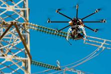 Resultado de imagen de drones lineas elctricas